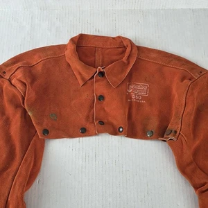 Anker Marke Schweißer Cape Rindsleder Russet Leder Split Langarm Jacke - Bild 1 von 6