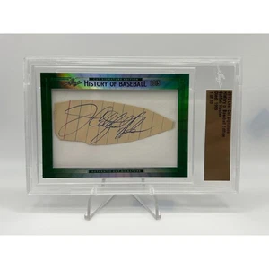 2015 Leaf Cut Signature History of Baseball #1/10 Catfish Hunter autógrafo - Imagen 1 de 3