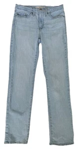 Levi’s 314 Shaping Straight Jeans 27/30 Blau Mid Rise Stretch Light Wash Denim - Bild 1 von 12