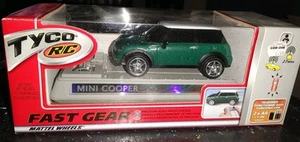NIB Tyco Fast Gear Die Cast Radio Controlled Green Mini Cooper-Many R/C Cars - Picture 1 of 4
