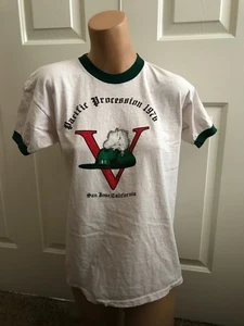 Santa Clara Vanguard vintage t-shirt from 1976 - Pacific Procession, Drum Corps - Picture 1 of 10