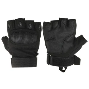 Fingerless Gloves Outdoor Half Finger Gloves Breathable Workout Gloves Black L - Picture 1 of 6