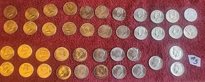 Lot 41 NIFC Kennedy Half Dollar Variety Years 1987-2020 Near Complete Set P & D - Picture 1 of 21