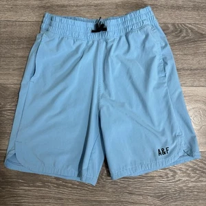 Pantalones Cortos de Playa de Verano Abercrombie Niños Azul Rendimiento Atlético Talla 15/16 - Imagen 1 de 13