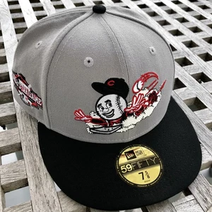 Cincinnati Reds Schiebe-Maskottchen 2015 ASG Patch New Era 59FIFTY eng anliegende Mütze 7 5/8 - Bild 1 von 7