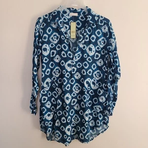 Tunica donna CP Shades Teton blu copricostume taglia XS nuova con etichetta - Foto 1 di 9