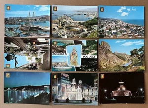 Vintage Malaga Spanien Postkarten Lot 9 Dominguez Costa del Sol - Bild 1 von 20