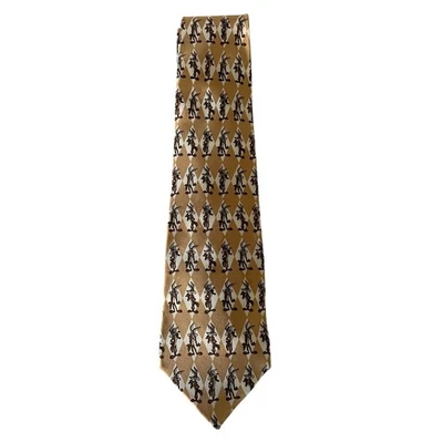 VTG 90s Wiley Coyote Warner Bros. Silk Tie Looney Tunes  - Image 1 of 4