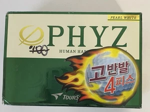 BRIDGESTONE PHYZ Pearl White Tour Stage Golf Balls Box Of 6 NEW - Picture 1 of 3