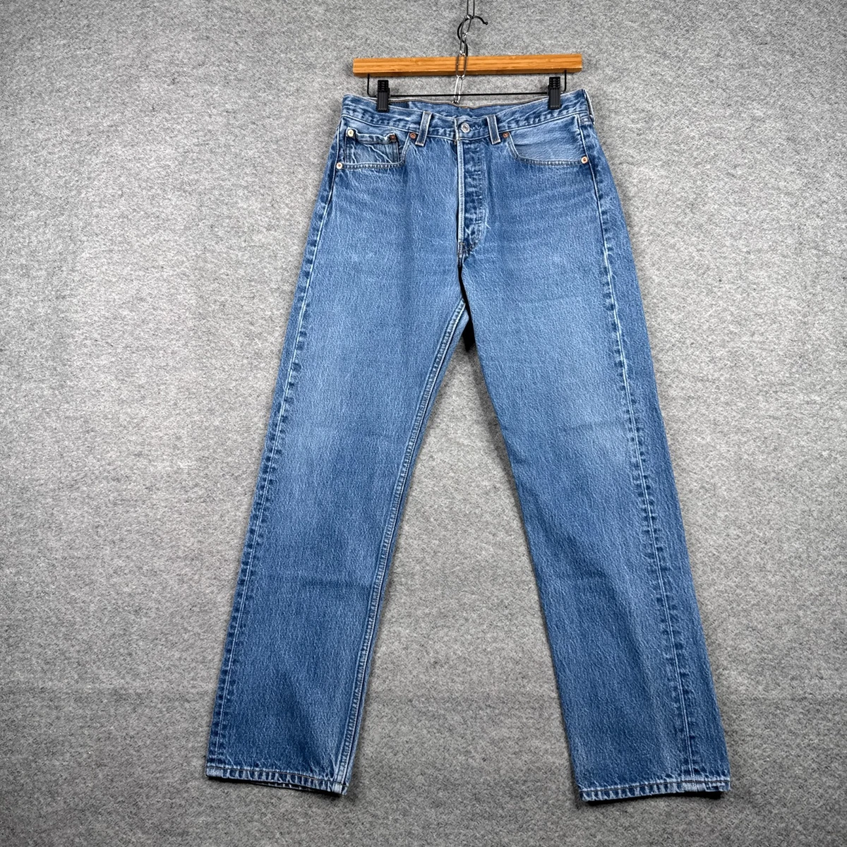 パンツ LEVIS Vintage Clothing 90s USA S501XX Unisex Vintage Levi's 501 XX 90's Distressed Dirty Straight Denim
