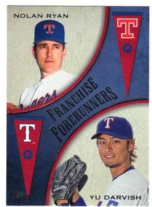 2013 Topps Update Franchise Forerunners Nolan Ryan Yu Darvish Texas Rangers FF 8 - Picture 1 of 1