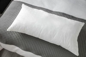 3ft Bolster Premium Hotel Hollowfibre Microfibre Pillow Cotton Jacquard Cover - Picture 1 of 2