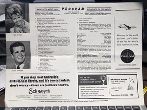 High Spirits James Garner, Lee Remick Program 11/21 1963 Radio City Music Hall - Picture 1 of 2