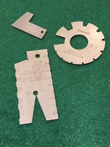De colección MARRÓN Y AFILADO Nº715 - Herramienta de rosca de 29 grados Herramienta de ajuste de medidor y Nº716 - Imagen 1 de 8