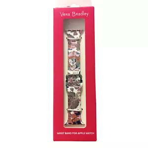 NWT Vera Bradley Apple Watch Wrist Band Small/Med Exuberant Floral Sage - Zdjęcie 1 z 4