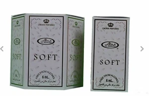 Soft 6ml (Box of 6) Al Rehab Perfume Oriental Fragrances Oil  Amber Vanilla Best - Picture 1 of 6