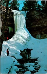 Winterszene National Lakeshore Park Lake Superior Michigan Postkarte - Bild 1 von 2