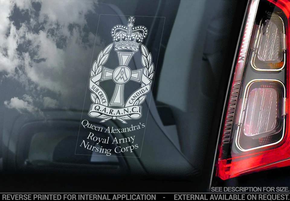 Queen Alexandra Royal Army Stillen Corps - Auto Sticker - Qaranc Fenster - Bild 1 von 1