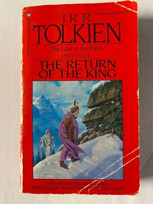 Lord of the Rings: The Return of the King by JRR Tolkien Ballantine Paperback Foto 1 de 4