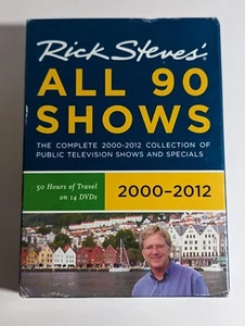Rick Steves Europe All 90 Shows 2000-2012 50 hours of Travel on 14 DVDs box set - Imagen 1 de 10