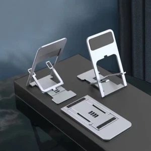 Desktop Phone Holder Stand Foldable Phone Desk Stand Tablet Holder Adjustable - Picture 1 of 12