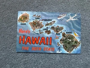 Gruß aus Hawaii der 50. Staat Postkarte - Bild 1 von 2