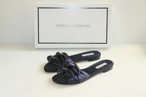 $575 Brand New Tabitha Simmons CLEO Knotted Bow Slide Sandals 36.5 / 6.5 - Picture 1 of 6