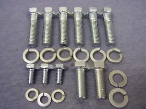 Ford Kent Crossflow High Tensile ZINC Plated Bellhousing/Starter Motor Bolts(11) - Picture 1 of 3