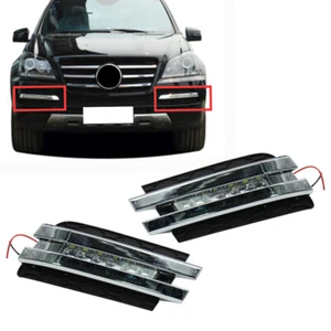 Fit Mercedes-Benz X164 GL450 07-12 LED Daytime Running Light DRL White Fog Lamp - Picture 1 of 10