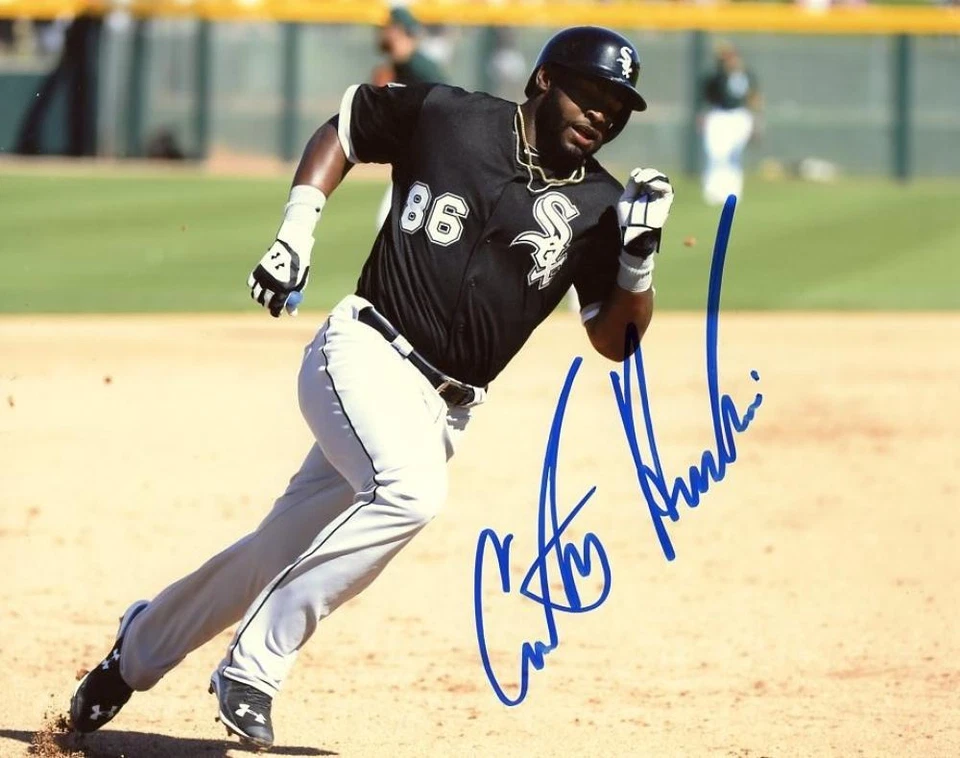 COURTNEY HAWKINS CHICAGO WHITE SOX SIGNED AUTOGRAPHED #86 8X10 PHOTO W/COA  - Imagem 1 de 1