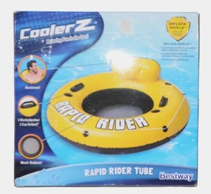 Bestway Rapid Rider Tube Water Float Cooler Z Boat Sport 53" Mesh Bottom Handle - Picture 1 of 7
