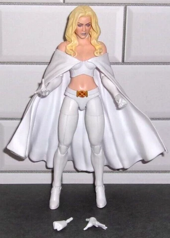 Marvel Legends EMMA FROST 6" Action Figure Ch'od BAF X-men Avengers Loose Cover