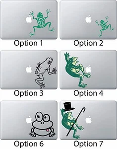 Frog Tribal Decal Sticker for Apple Mac Book Air/Pro Dell Laptop Dancing Cute - Picture 1 of 8