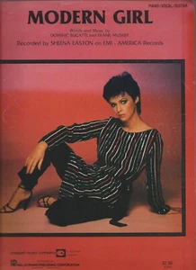Piano sheet music "Modern Girl" recorded by Sheena Easton 1980 - Picture 1 of 2