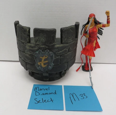 Elektra Diamond Select MARVEL LEGENDS Loose COMPLETE M32 Cover