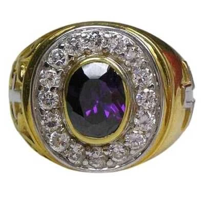 Christian Gold Bishop Ring - Image 1 of 4