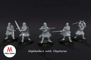 Medieval Scots - Highlanders with Claymores - Picture 1 of 4