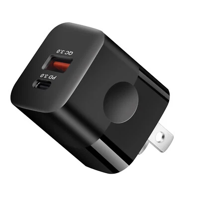 For iPhone 14 13 12 11 XR 8 20W Fast Charger Block USB Type C Wall Power Adapter - Image 1 of 4