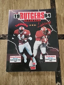 Vintage NCAA Football 1994 RUTGERS SCARLET KNIGHTS Jumbo Media Guide - Picture 1 of 2