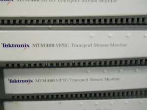 Tektronix MTM 400 MPEG Transport Stream Monitor MTM400EC (B010150)(QTY 1 ea)ALT - Picture 1 of 5