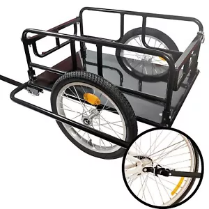 Remolque de transporte Red Loon Cargo remolque de bicicleta remolque de carga capacidad de carga 36 kg - Imagen 1 de 7