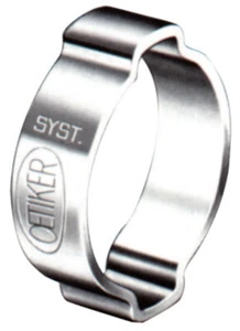 (20) Oetiker 9/16" 2-Ear Hose Crimp Clamps, 1315 10100019, Zinc Plated - Picture 1 of 2