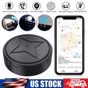 Magnetic Car Vehicles Anti-Lost Mini GPS Tracker Locator Real Time With Free App - Picture 1 of 12