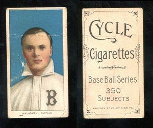 T206 Bill Malarkey ~~ FR condition ~~ Cycle 350 rare back