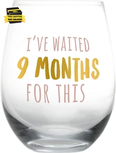 I’Ve Waited 9 Months for This Stemless Wine Glass, Perfect for Mother’S Day, Ide - Picture 1 of 4