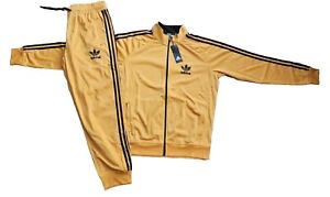 Men’s Adidas 3S Tracksuit 2 Piece Set Full Zip Jacket with Pants Black Sz XL