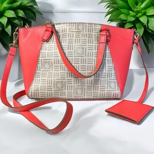 Borsa a tracolla classica Anne Klein stampa leone cinghie staccabili VEDI FOTO - Foto 1 di 15