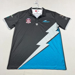 Pacific Pines Power Football Club QAFL QLD AFL Media Polo Shirt Mens 2XL XXL - Imagen 1 de 11