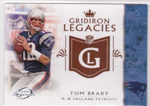 TOM BRADY Gridiron Legacies 2011 Topps Football Insert Card NEW ENGLAND PATRIOTS - Picture 1 of 2