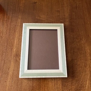 Natalini Photo Picture Frame 5x7 Pearl Sage Green Italy Farmhouse Coastal - Picture 1 of 7